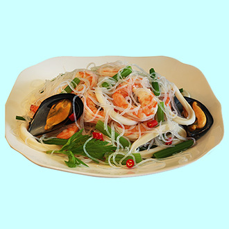 Thai Seafood Vermicelli Salad(Yum Woon Sen)